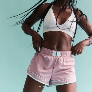 Free People Movement Varsity Blues Shorts